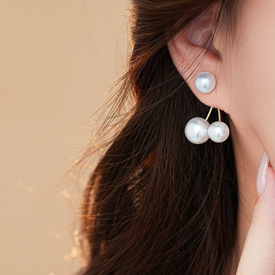 Trifecta Pearl Cherry Earrings