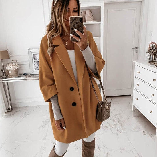 Irish Vintage Long Wool Coat