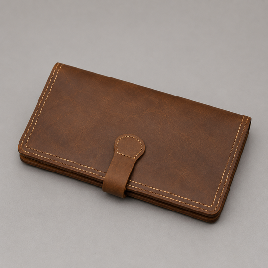 Lindsley Leather Clutch