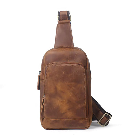 Erling Leather Sling Bag | Crossbody Leather Pack-0