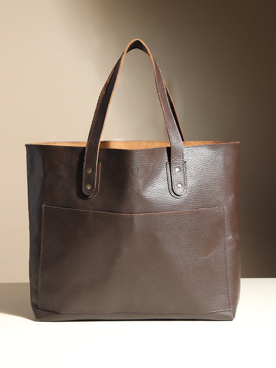 Leather Tote Bag-1