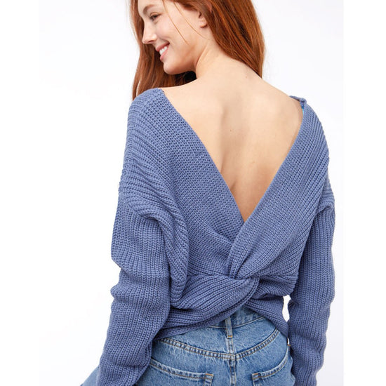 Twisted Back Sweater-4
