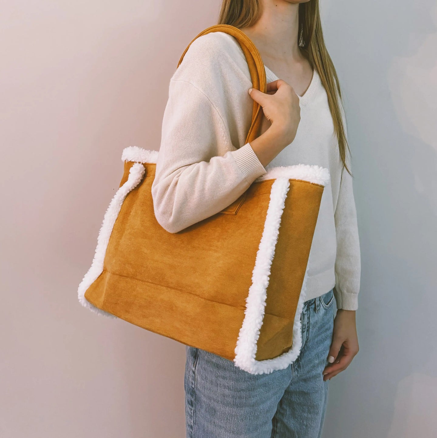 The Shearling Tote