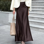 Sorrel Satin Skirt